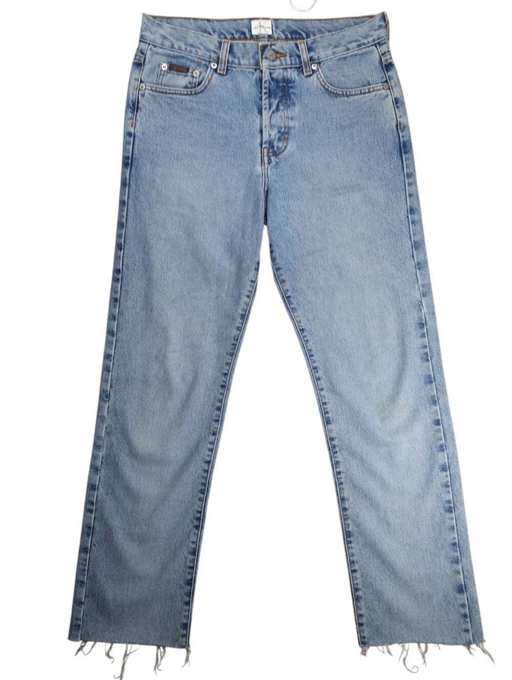 Calvin Klein Jeans VTG 90's Low Rider Button-fly Blue Jeans SZ 9